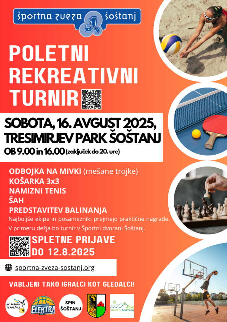 Poletni rekreativni turnir ŠZŠ