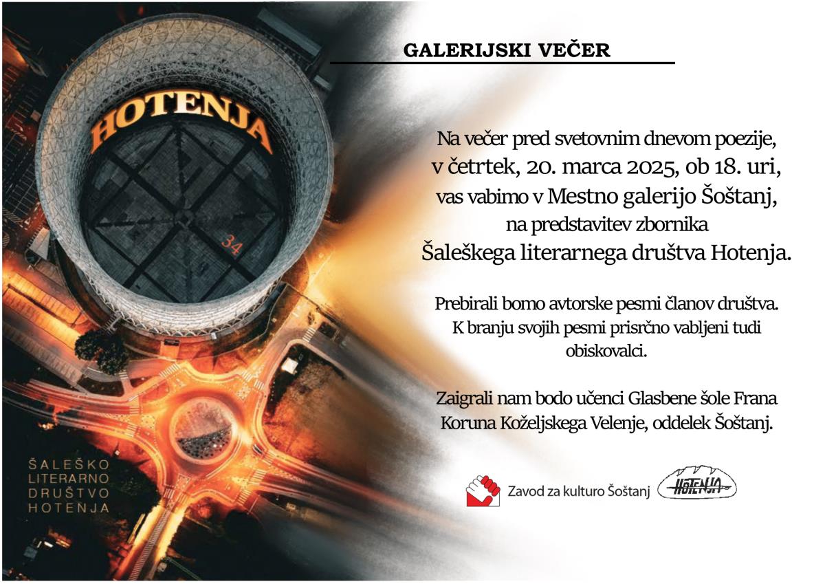 Galerijski večer: Hotenja