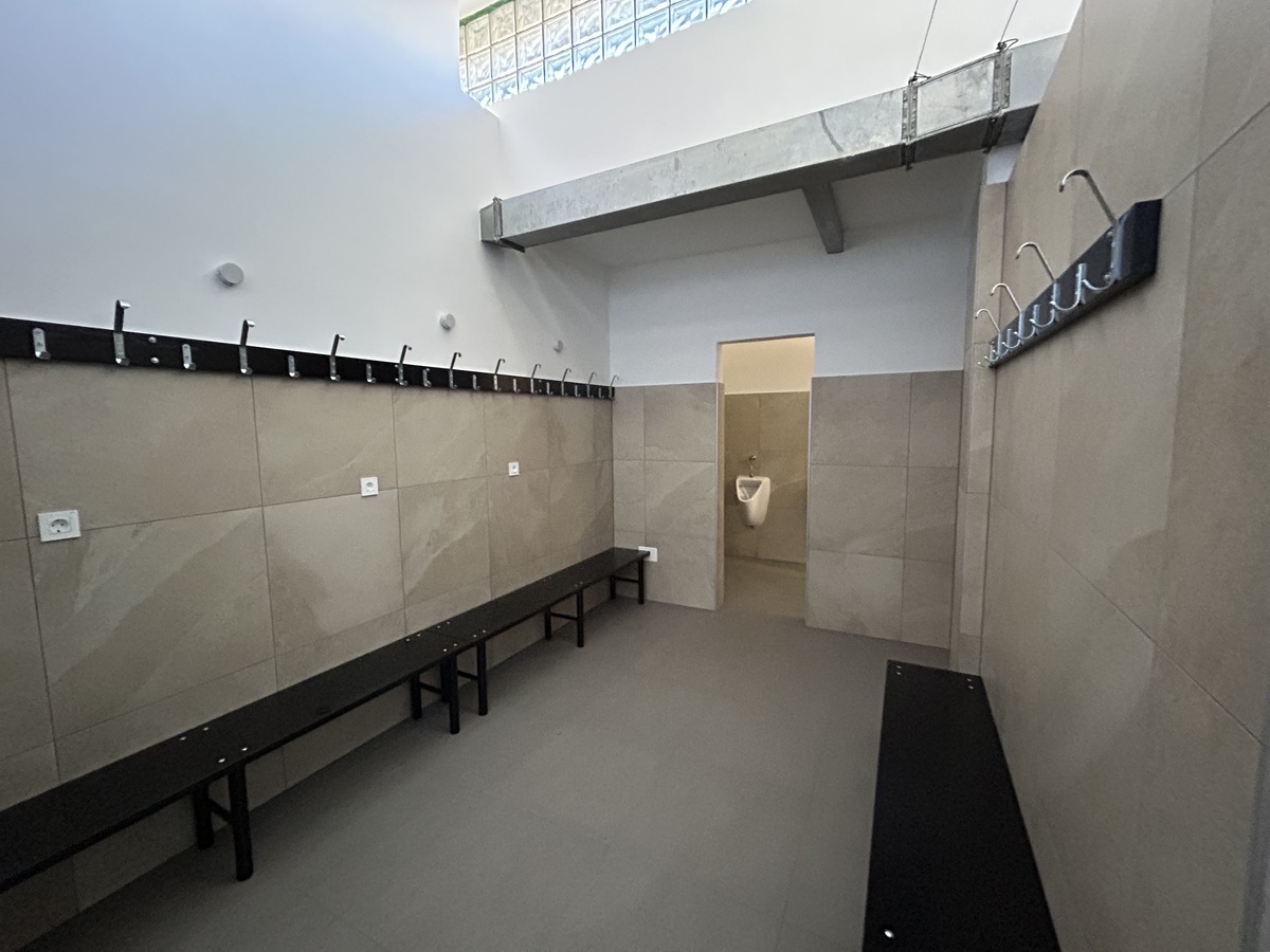 Prenovljen garderobni sklop v Športni dvorani Šoštanj