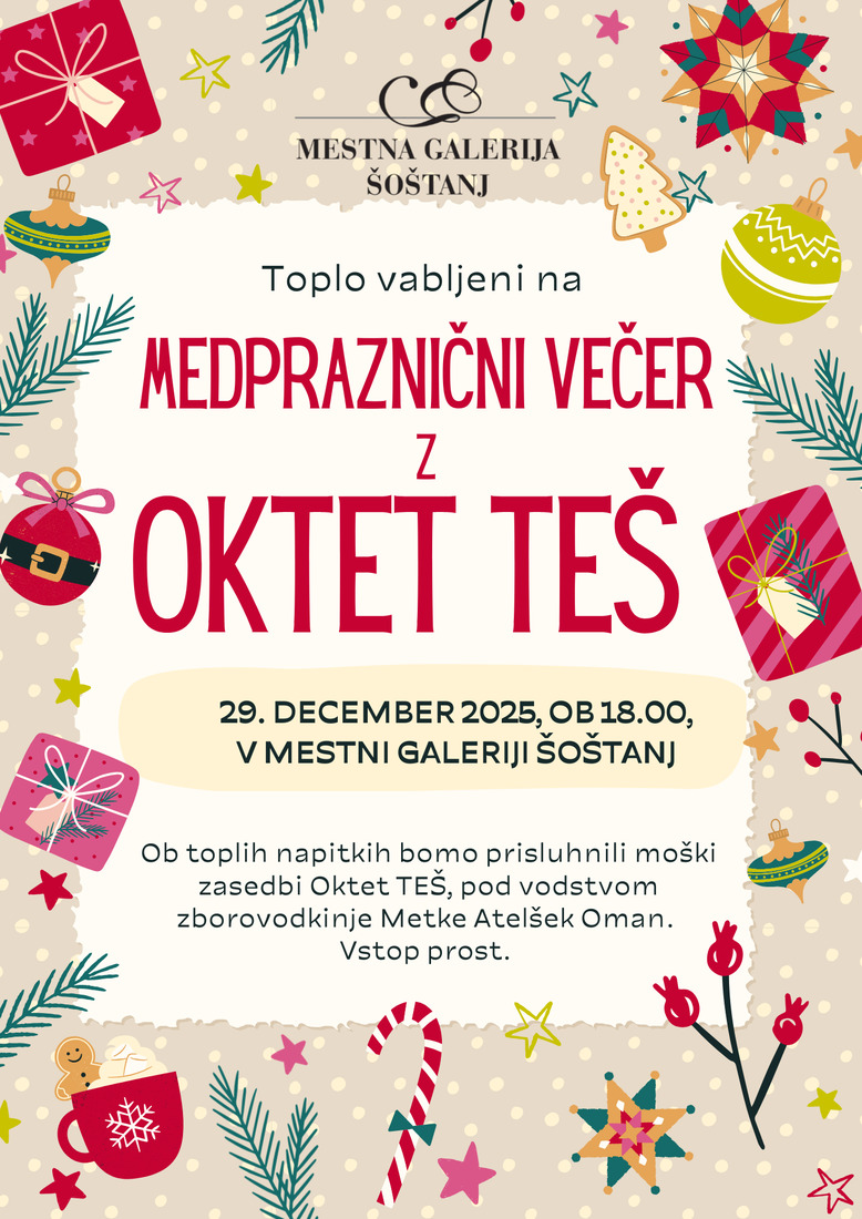 Mepraznični večer z OKTET TEŠ