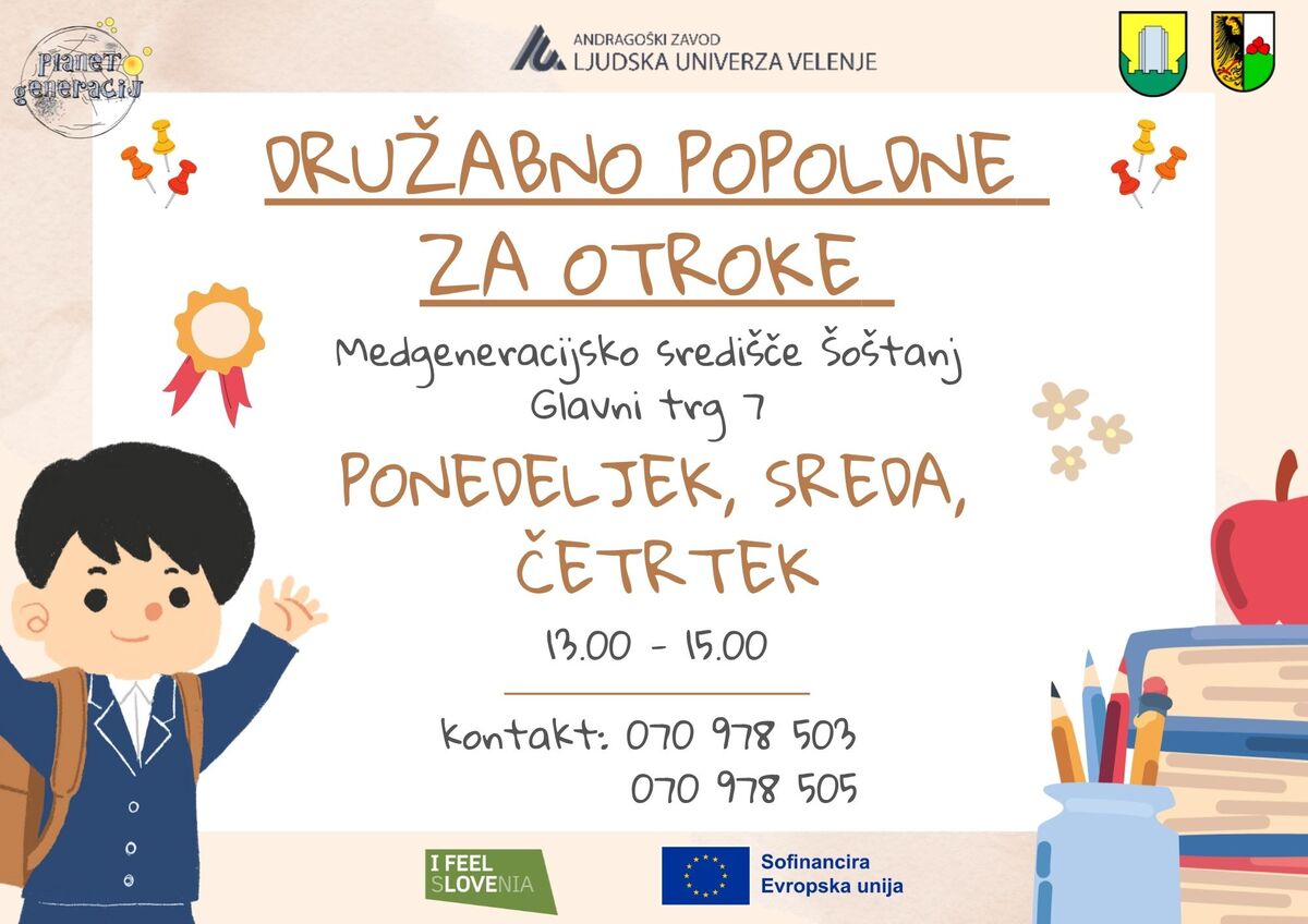 Družabno popoldne za otroke