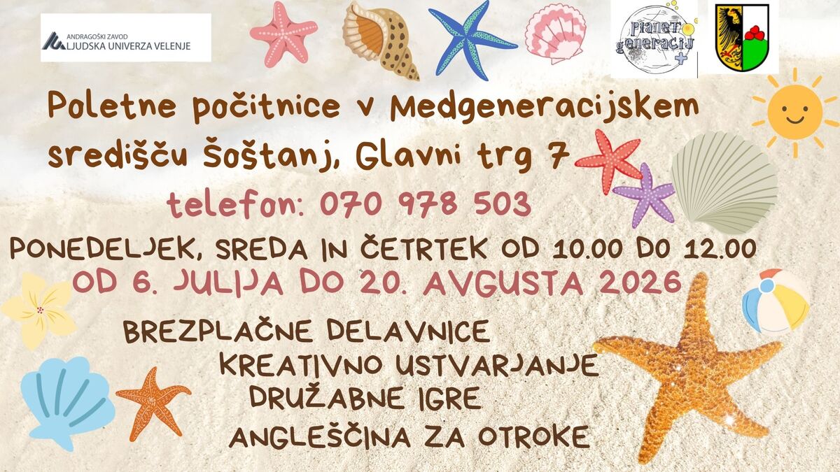 Poletne počitnice v MGS Šoštanj