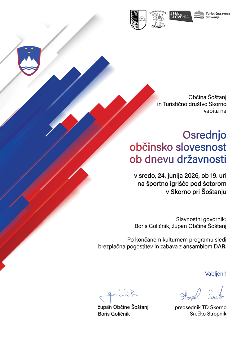 Slovesnost ob dnevu državnosti  v Skornem