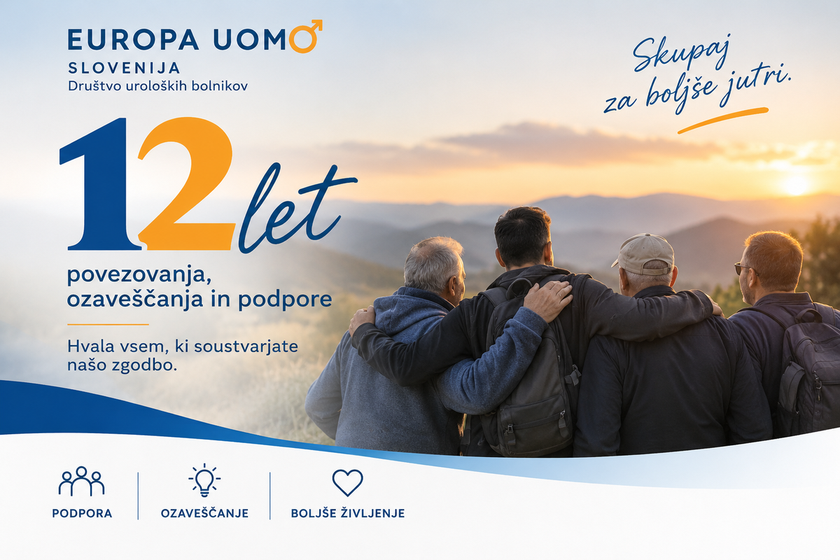 Jesensko srečanje Europa Uomo Slovenija, Terme Topolšica 16.-18.10.2026