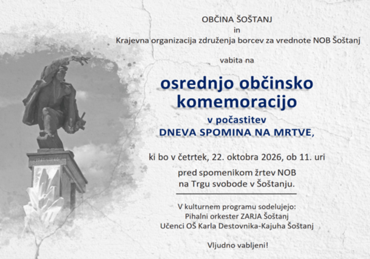 Osrednja občinska komemoracija