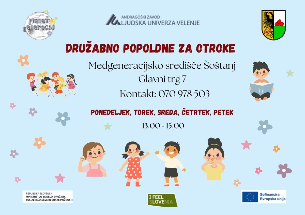 Družabno popoldne za otroke