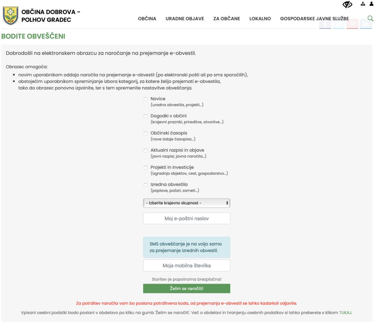 Nova spletna stran Občine Dobrova - Polhov Gradec - e-obcina.si